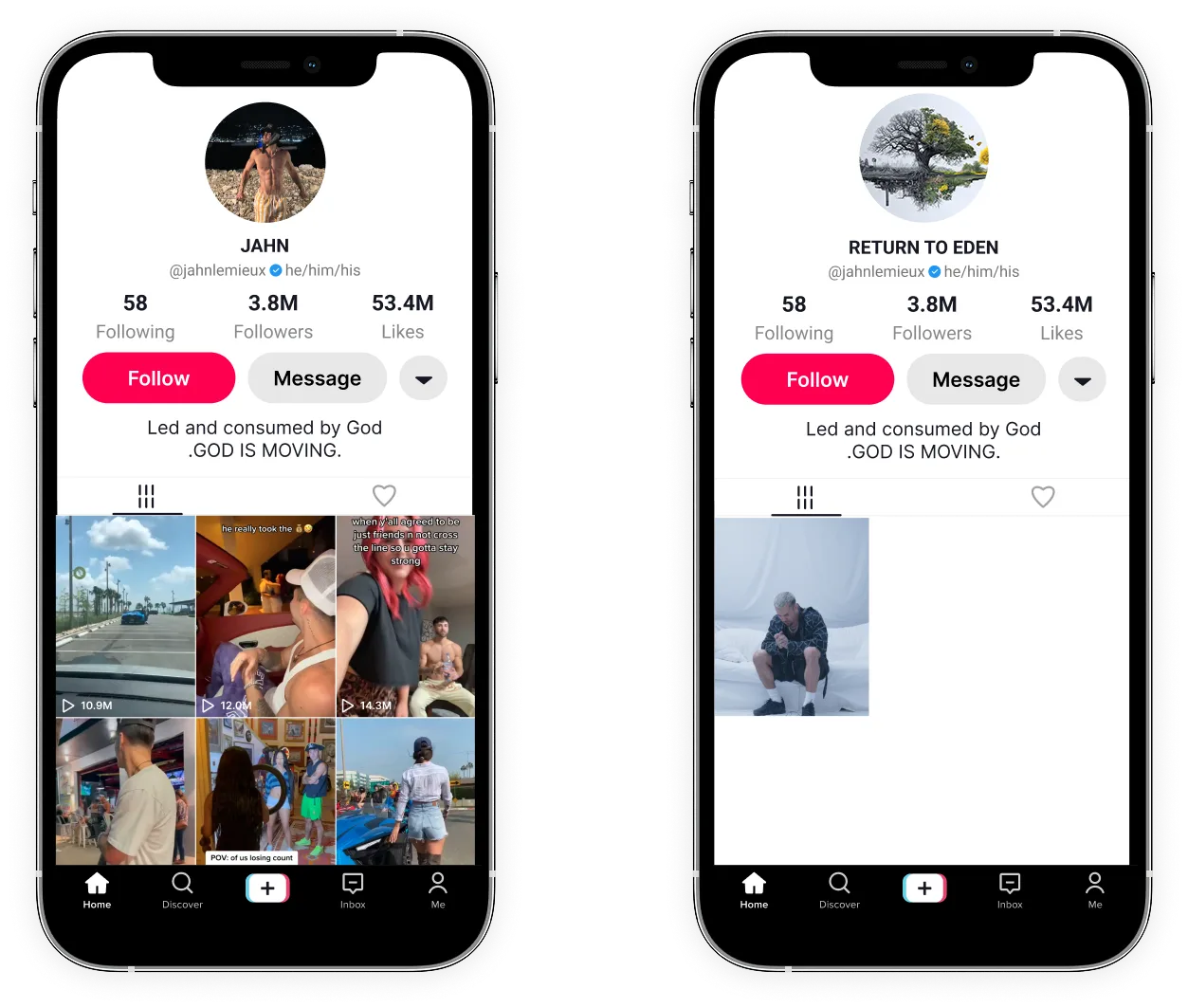 TikTok profile transformation — rededicating a platform for God's glory